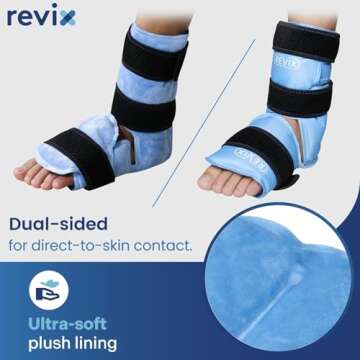 REVIX Ankle Ice Packs for Ultimate Recovery and Comfort