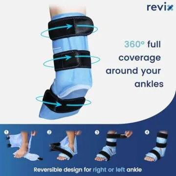 REVIX Ankle Ice Packs for Ultimate Recovery and Comfort