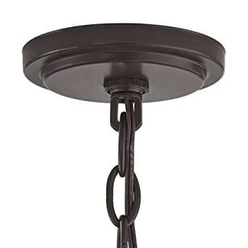 Franklin Iron Works Myland Wagon Wheel Chandelier