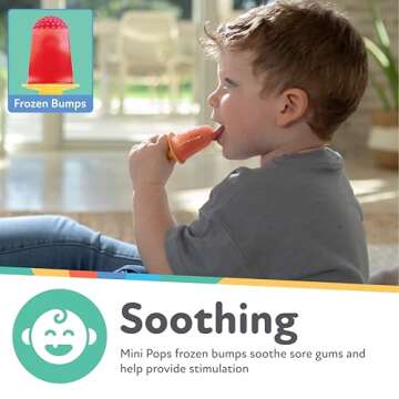 Nuby Stick Pops - (4-Count) Silicone Popsicle Molds for Toddlers and Babies 4+ Months - Easy to Make...