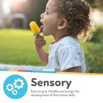 Nuby Stick Pops - (4-Count) Silicone Popsicle Molds for Toddlers and Babies 4+ Months - Easy to Make Frozen Treats or Baby Teething Relief