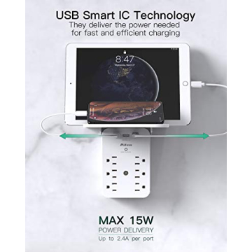 Power Up with our 6 Outlet Wall Extender
