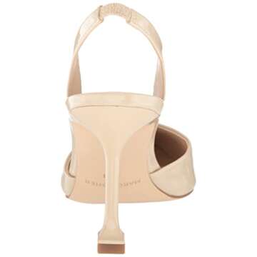 Marc Fisher Women's Hadya Pump, Ivory Leather, 6