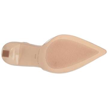 Marc Fisher Women's Hadya Pump, Ivory Leather, 6