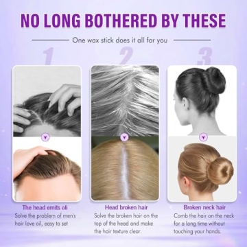 PasaRose Hair Wax Stick for Flyaways & Edge Control