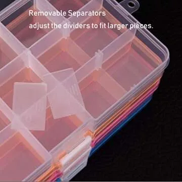 Snowkingdom Adjustable Grid Storage Case - Organized & Practical