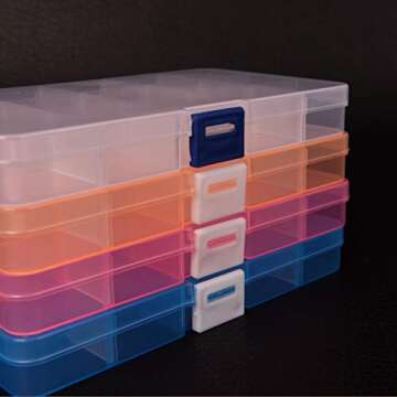 Snowkingdom Adjustable Grid Storage Case - Organized & Practical