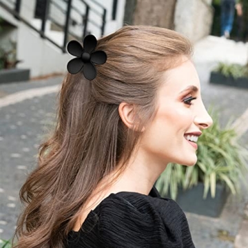 7 Pack Flower Claw Clips for All Hair Types - Stylish & Durable