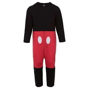 Disney Mickey Mouse Toddler Boys Zip Up Coverall 5T