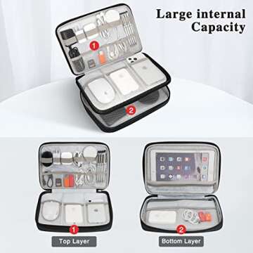 FYY Electronic Organizer - Portable Waterproof Storage Bag