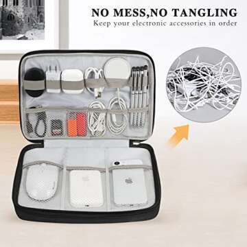 FYY Electronic Organizer - Portable Waterproof Storage Bag