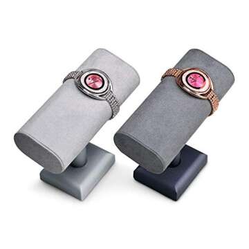 Sturdy Leather Watch Display Stand for Jewelry Organizer