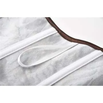 QIAIYALA Vintage Renaissance Corset Top for Women Floral Bustier Lace Up Boned Overbust Lingerie Bodyshaper L