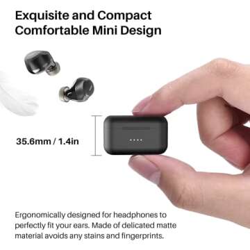 TOZO New NC7 All-Function Hybrid Active Noise Cancelling Wireless Earbuds, Bluetooth 5.3 Headphones ...