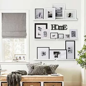 Forbena Floating Shelves Set of 4 - Elegant Wall Storage