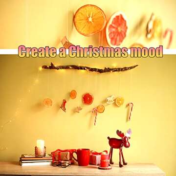 30 Dried Orange Slices for Christmas Wreath & Crafts