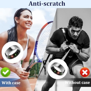 YWXTW [12 Pack Ring Cover for Oura Ring/Samsung Ring, Skin-Friendly Anti-Scratch Soft Silicone Protector Compatible with Oura Ring 3/4/Samsung Galaxy Ring for Men/Women, Group 1 S for 6/7/8/9/10