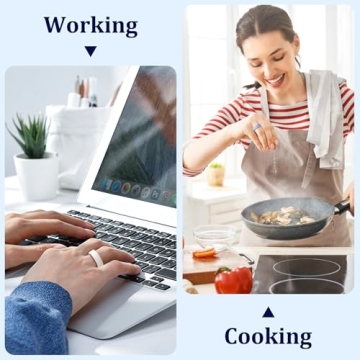 YWXTW [12 Pack Ring Cover for Oura Ring/Samsung Ring, Skin-Friendly Anti-Scratch Soft Silicone Protector Compatible with Oura Ring 3/4/Samsung Galaxy Ring for Men/Women, Group 1 S for 6/7/8/9/10