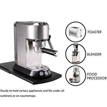 HauSun Sliding Tray Mat for Easy Kitchen Storage