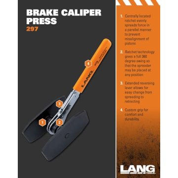Lang Tools Brake Caliper Press for Quick Repairs