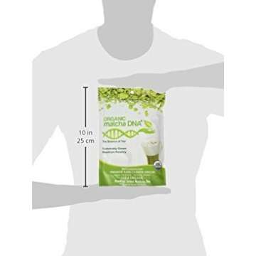 MATCHA DNA Certified Organic Matcha Green Tea Pure USDA Certified Organic Culinary Grade Matcha (12 Ounce Bag)