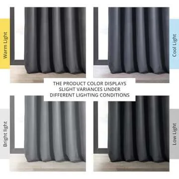 Stylish HPD Velvet Thermal Blackout Curtains in Blue Grey