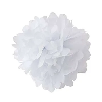 Floral Reef Variety Set of 12 Colorful Paper Pom Poms