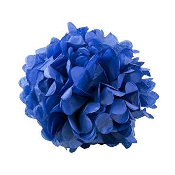 Floral Reef Variety Set of 12 Colorful Paper Pom Poms