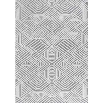 JONATHAN Y Geometric Indoor Outdoor Area Rug 8x10 ft