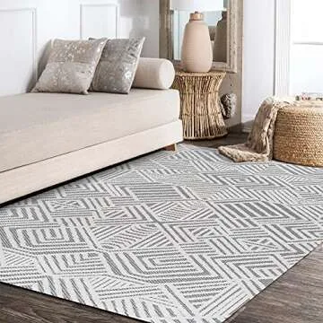 JONATHAN Y Geometric Indoor Outdoor Area Rug 8x10 ft