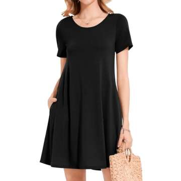 Stylish elescat Casual Dresses with Pockets for Women