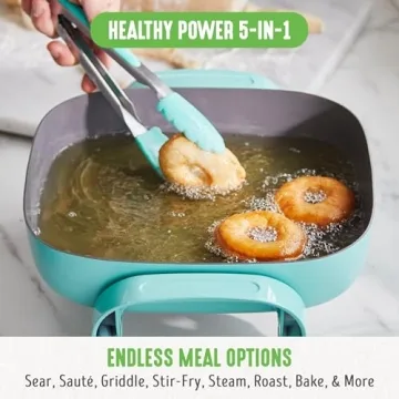 GreenLife 12" Electric Skillet - Nonstick & Versatile Cooking