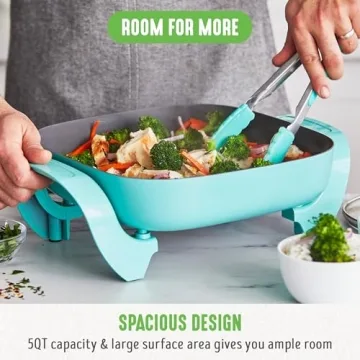GreenLife 12" Electric Skillet - Nonstick & Versatile Cooking