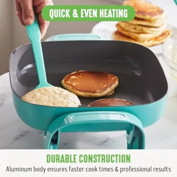 GreenLife 12" Electric Skillet - Nonstick & Versatile Cooking