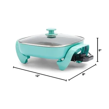 GreenLife 12" Electric Skillet - Nonstick & Versatile Cooking
