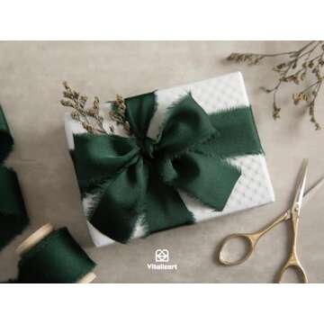 Vitalizart Silk Satin Ribbon 1 Inch x 15 Yard Rolls