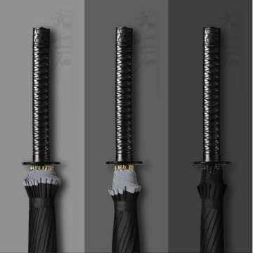 Sword Umbrella Katana Umbrella Samurai Sword Umbrella Japanese Umbrella Samurai Umbrella Creative St...