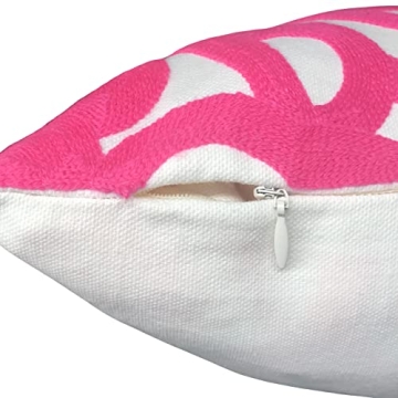 Alysheer Embroidered Decorative Throw Pillow Covers 18"