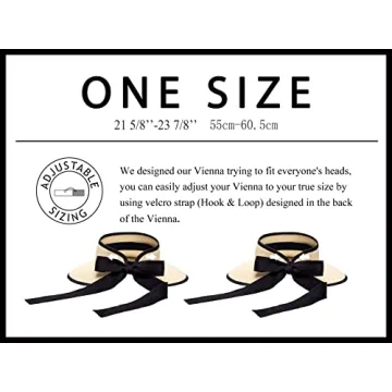 Pineapple&Star Vienna Visor Women's Summer Sun Straw Foldable Hat UPF 50+ (Black)