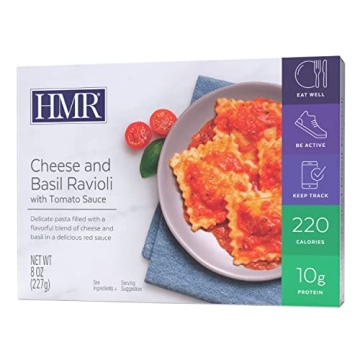 HMR Cheese and Basil Ravioli Entrée - Healthy & Delicious