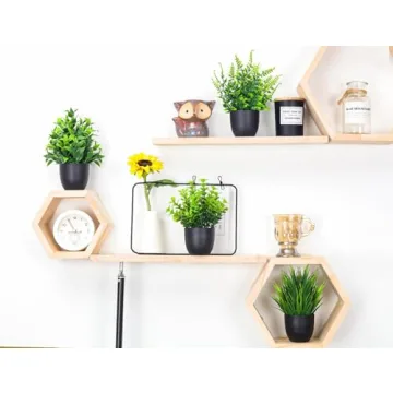 Der Rose Faux Plants 4 Packs for Indoor Decor and Gifts