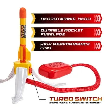 Hypr Rocket Launcher for Kids - launches up to 500ft