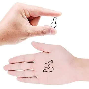 500Pcs Hang Tag Fasteners Black Nylon Snap Lock and 500Pcs 0.8 Inch Black Metal Ground Pins Clothes Tag Pins for Crafting and DIY