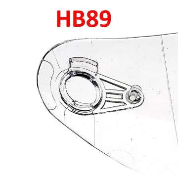 1Storm Modular Flip up Full Face Helmet Shield - Clear Visor