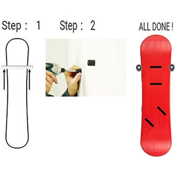 Ski Snowboard Storage Rack with Invisible Design to Hold 2 Boards