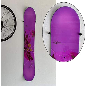 Ski Snowboard Storage Rack with Invisible Design to Hold 2 Boards