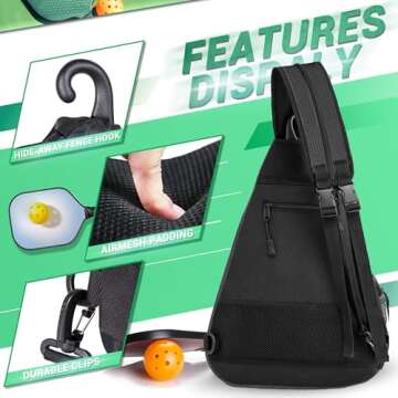 Adjustable Himal Pickleball Backpack with Water Holder