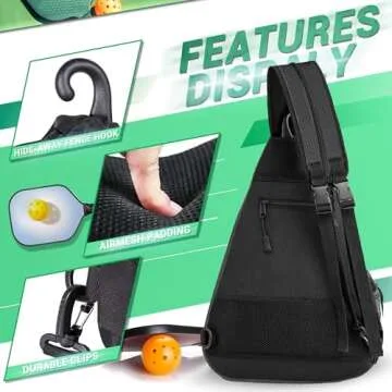 Adjustable Himal Pickleball Backpack with Water Holder