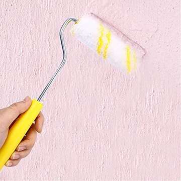 11 Pcs Paint Roller Kit-4 Inch Paint Rollers for Painting Walls-Paint Roller Covers Foam Paint Roller Brush Painting Tools-House Wall Painting Supplies for Home Improvement