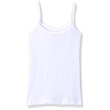 Maidenform Girl Big Girls Cami Girls 3Pk, White, X-Large